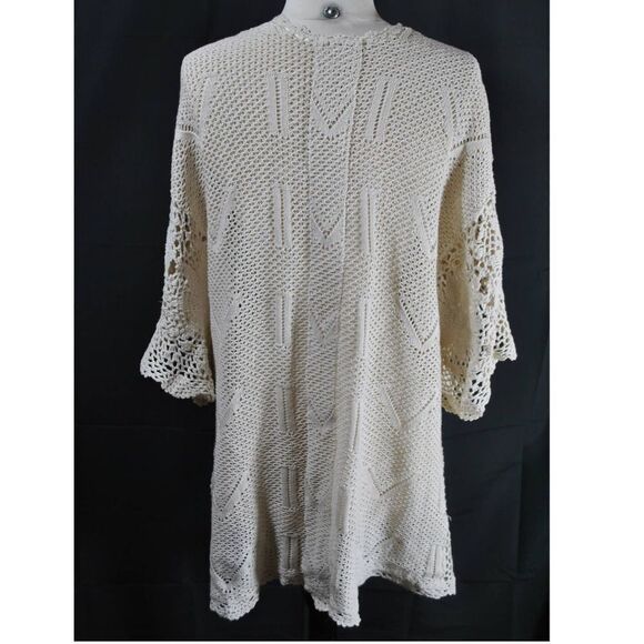 Handmade Crochet Cardigan- M/L (no size tag) - Picture 4 of 7